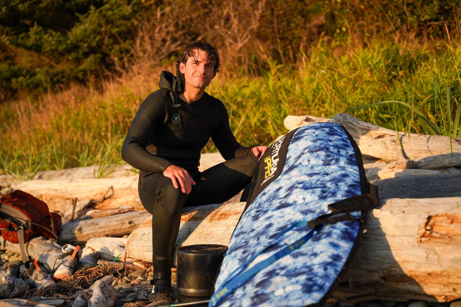 Team member on outdoor adventure