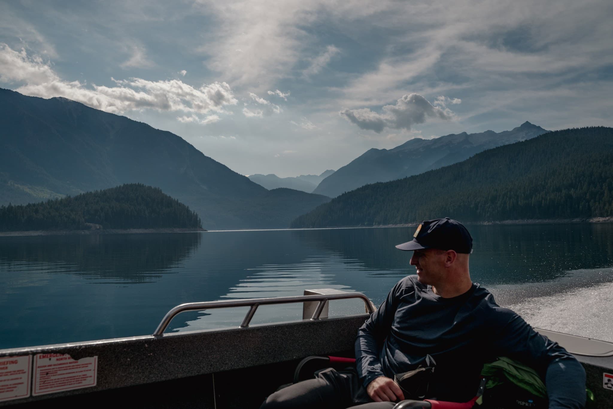 Team member in the wild